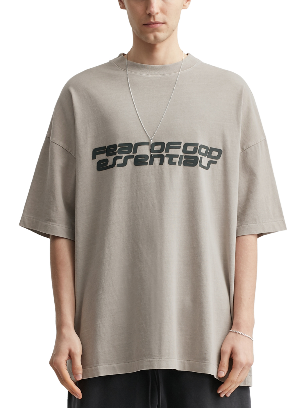 Imagem de: Camiseta Fear of God Essentials 90s Cinza