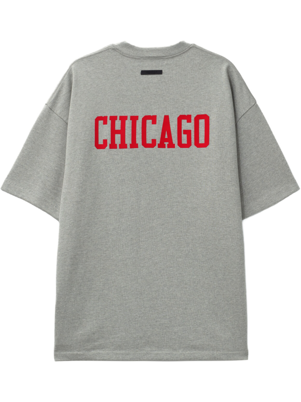 Imagem de: Camiseta Fear of God Essentials Bulls 90s Cinza Mescla