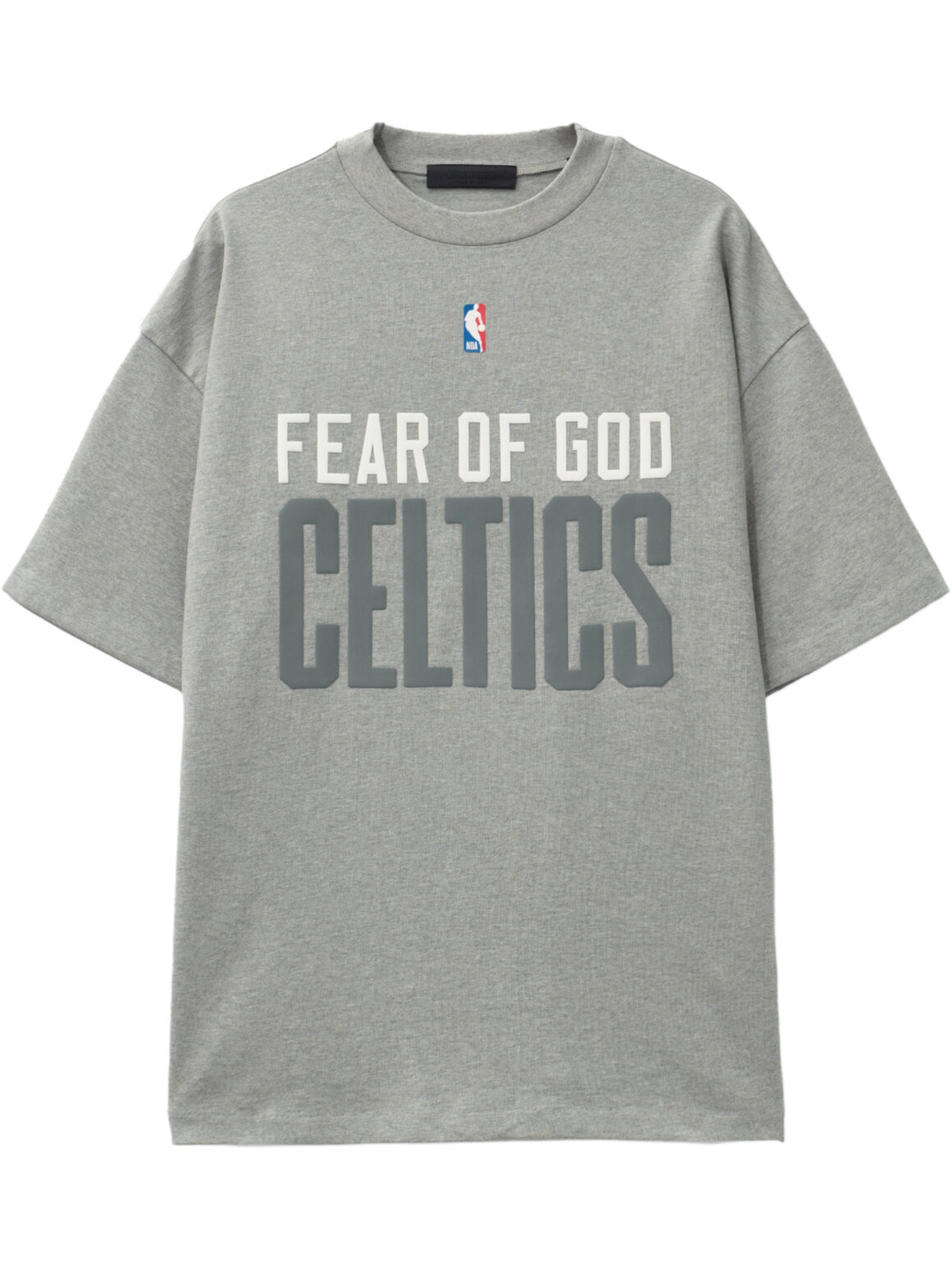 Imagem de: Camiseta Fear of God Essentials Celtics 90s Cinza Mescla