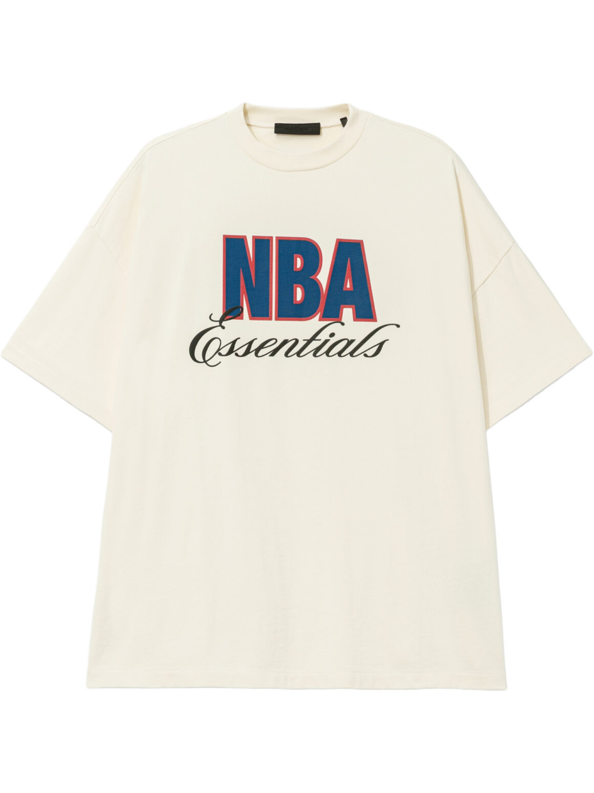 Imagem de: Camiseta Fear of God Essentials Fear of God X NBA 90’s Branco Creme
