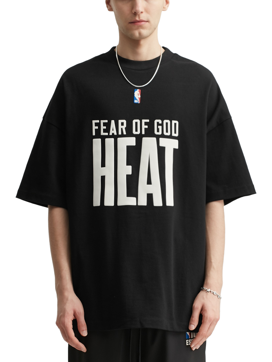 Imagem de: Camiseta Fear of God Essentials Heat 90s Preto