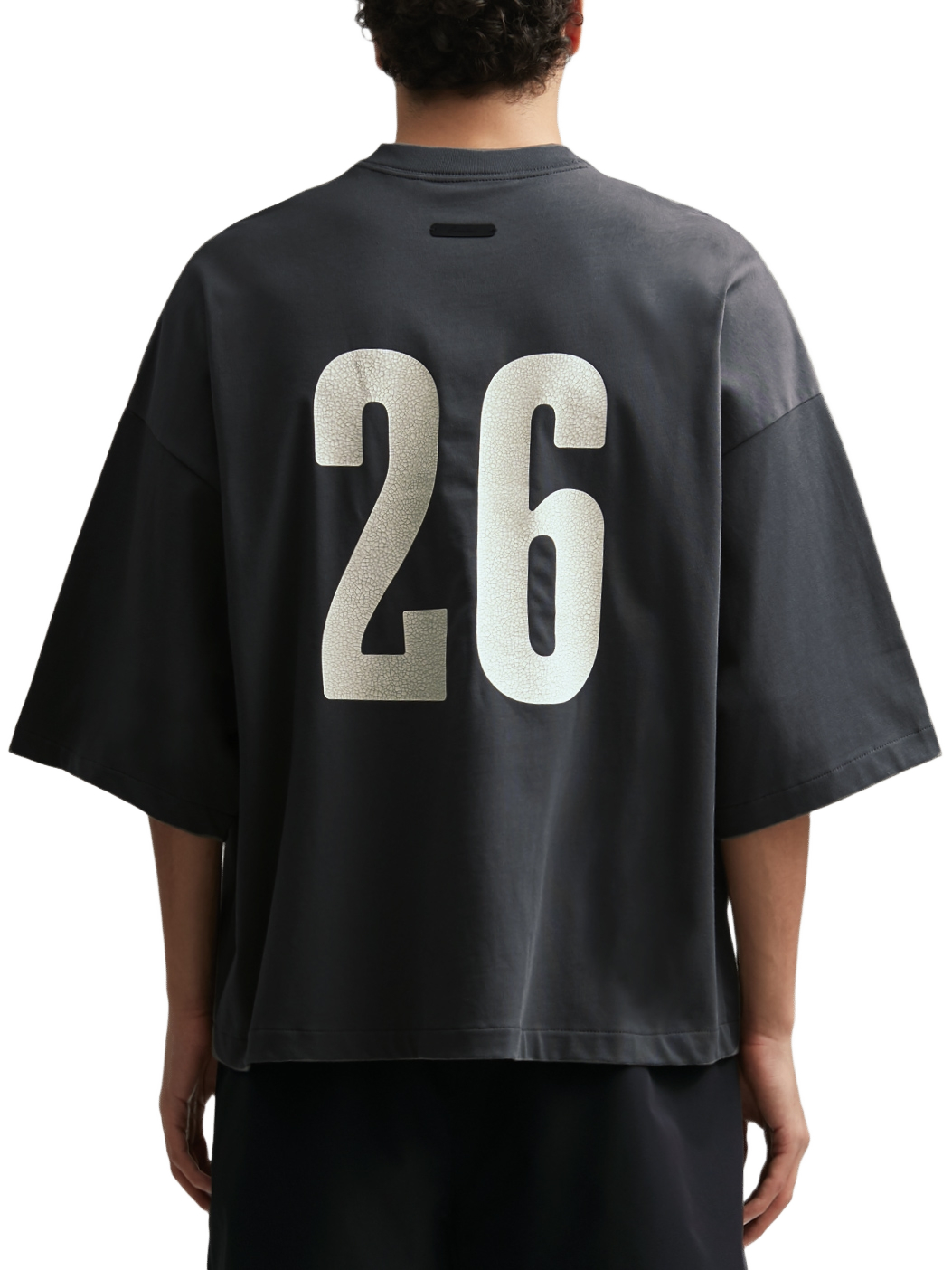 Imagem de: Camiseta Fear of God Essentials Merch Tee Boxy Fit Cinza Ferro