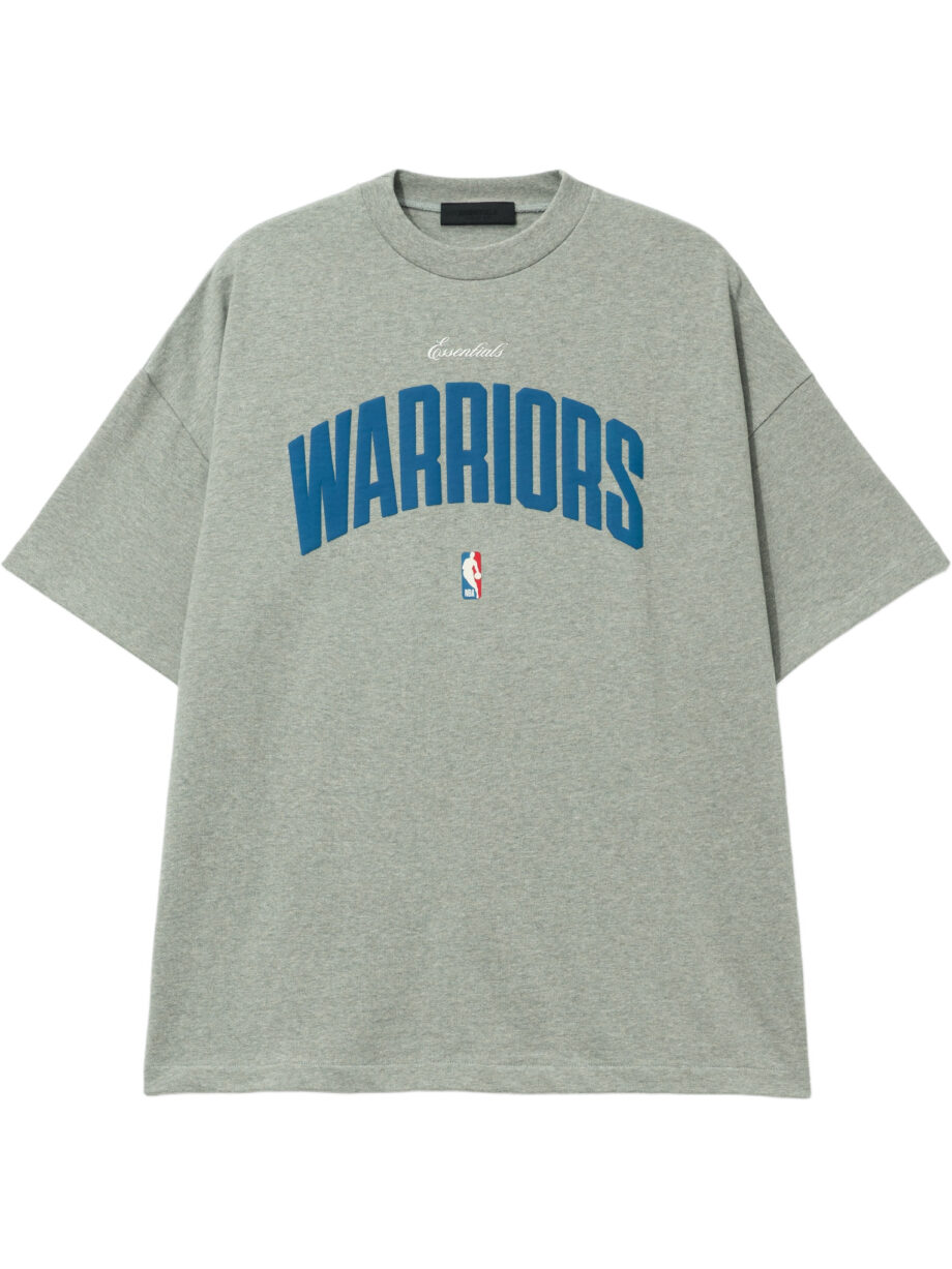 Imagem de: Camiseta Fear of God Essentials NBA Warriors 90’s Cinza Mescla