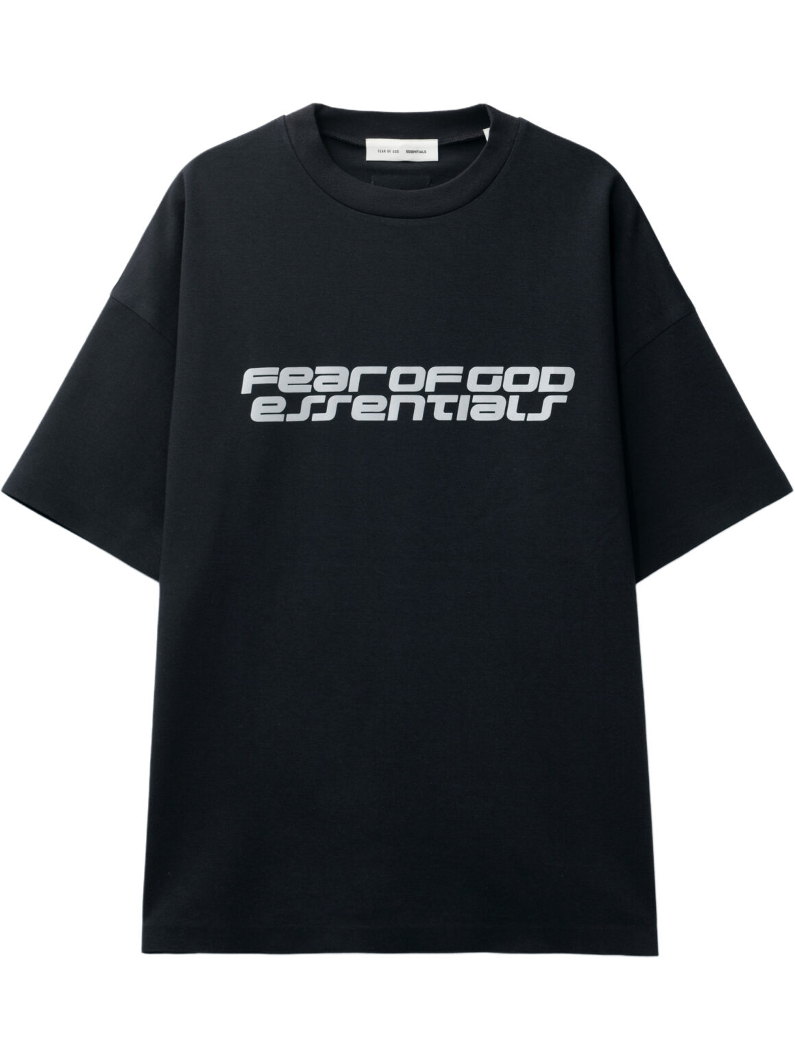 Imagem de: Camiseta Fear of God Essentials Ponte 90s Cinza Chumbo