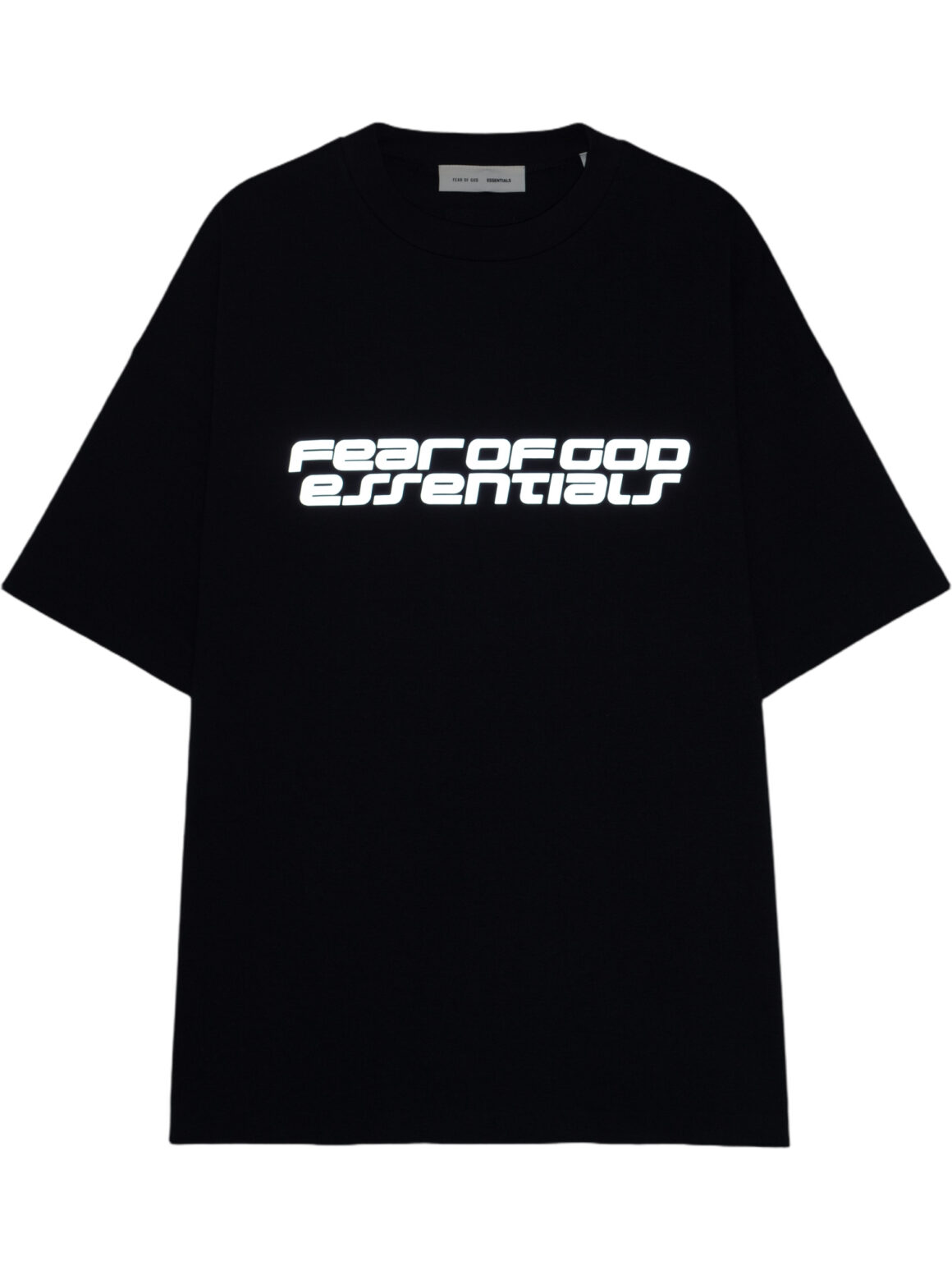 Imagem de: Camiseta Fear of God Essentials Ponte 90s Cinza Chumbo