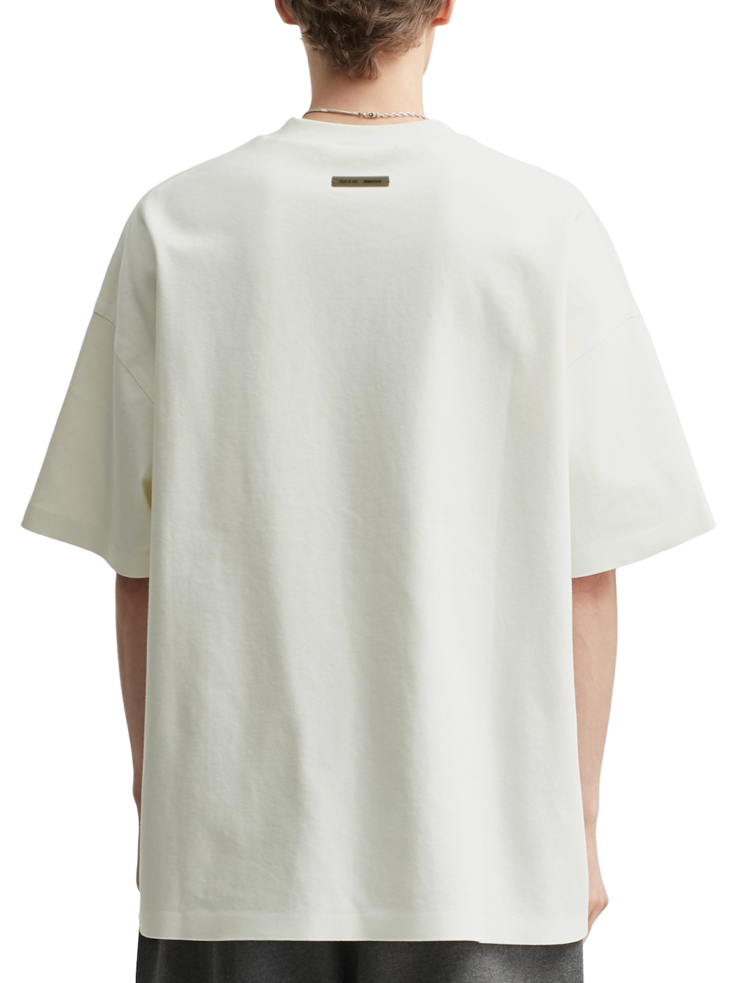 Imagem de: Camiseta Fear of God Essentials Ponte 90s Marfim