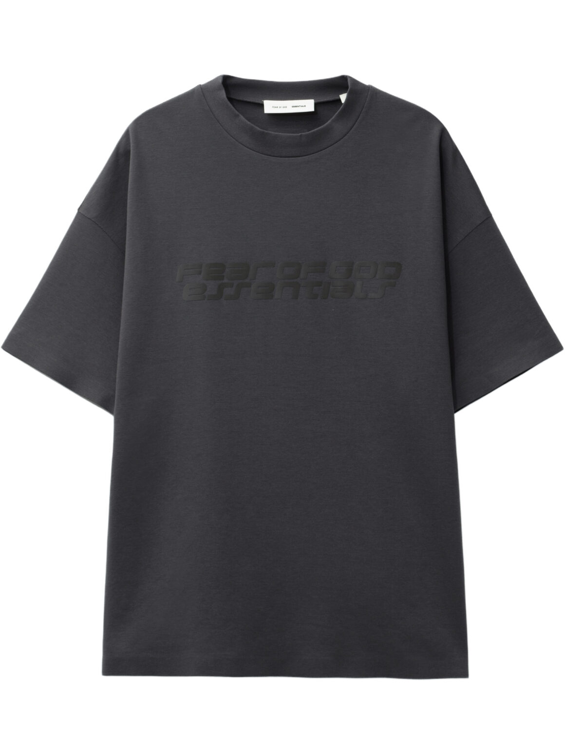 Imagem de: Camiseta Fear of God Essentials Relaxed Power 25 Cinza Chumbo