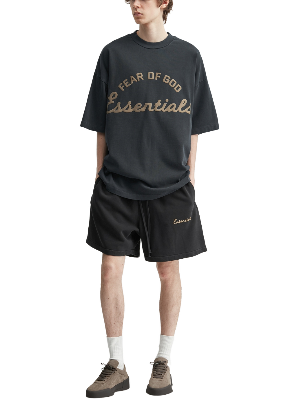 Imagem de: Camiseta Fear of God Essentials Training 90’s Tee Cinza