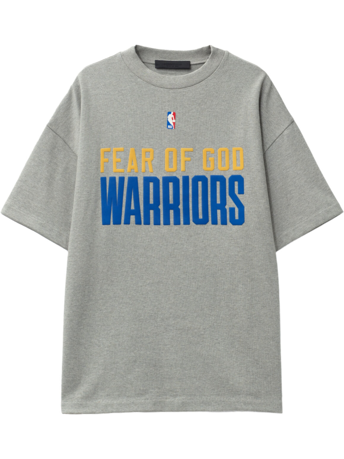 Imagem de: Camiseta Fear of God Essentials Warriors 90s Cinza Mescla