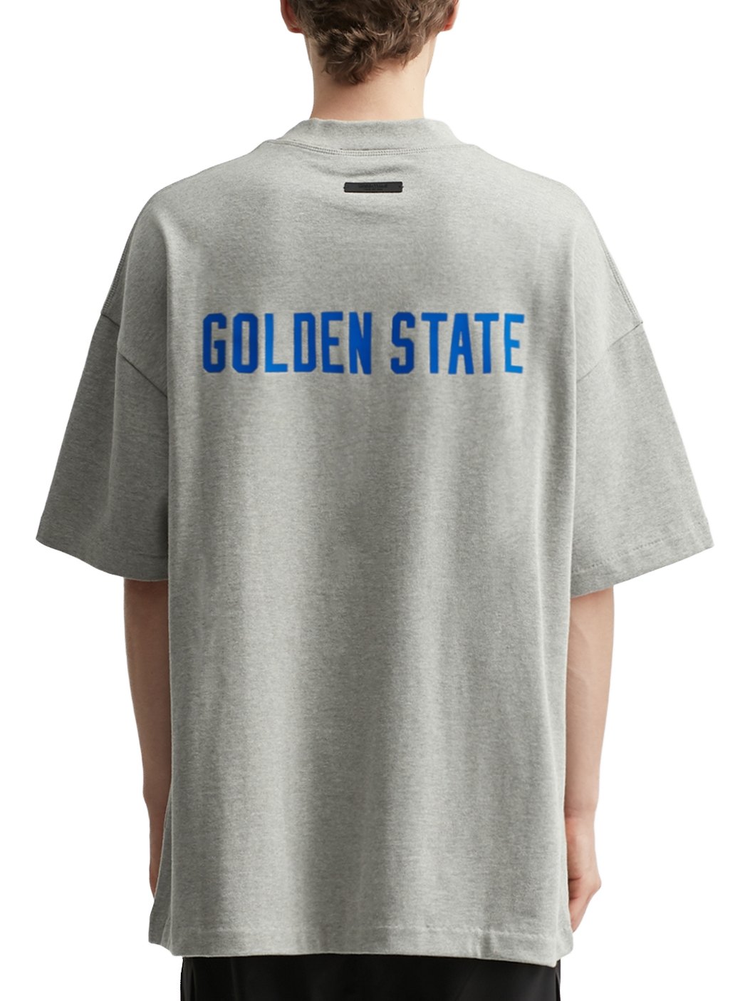 Imagem de: Camiseta Fear of God Essentials Warriors 90s Cinza Mescla