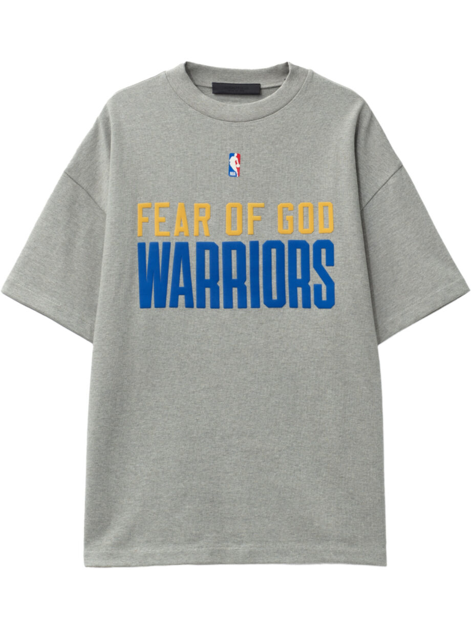 Imagem de: Camiseta Fear of God Essentials Warriors 90s Cinza Mescla