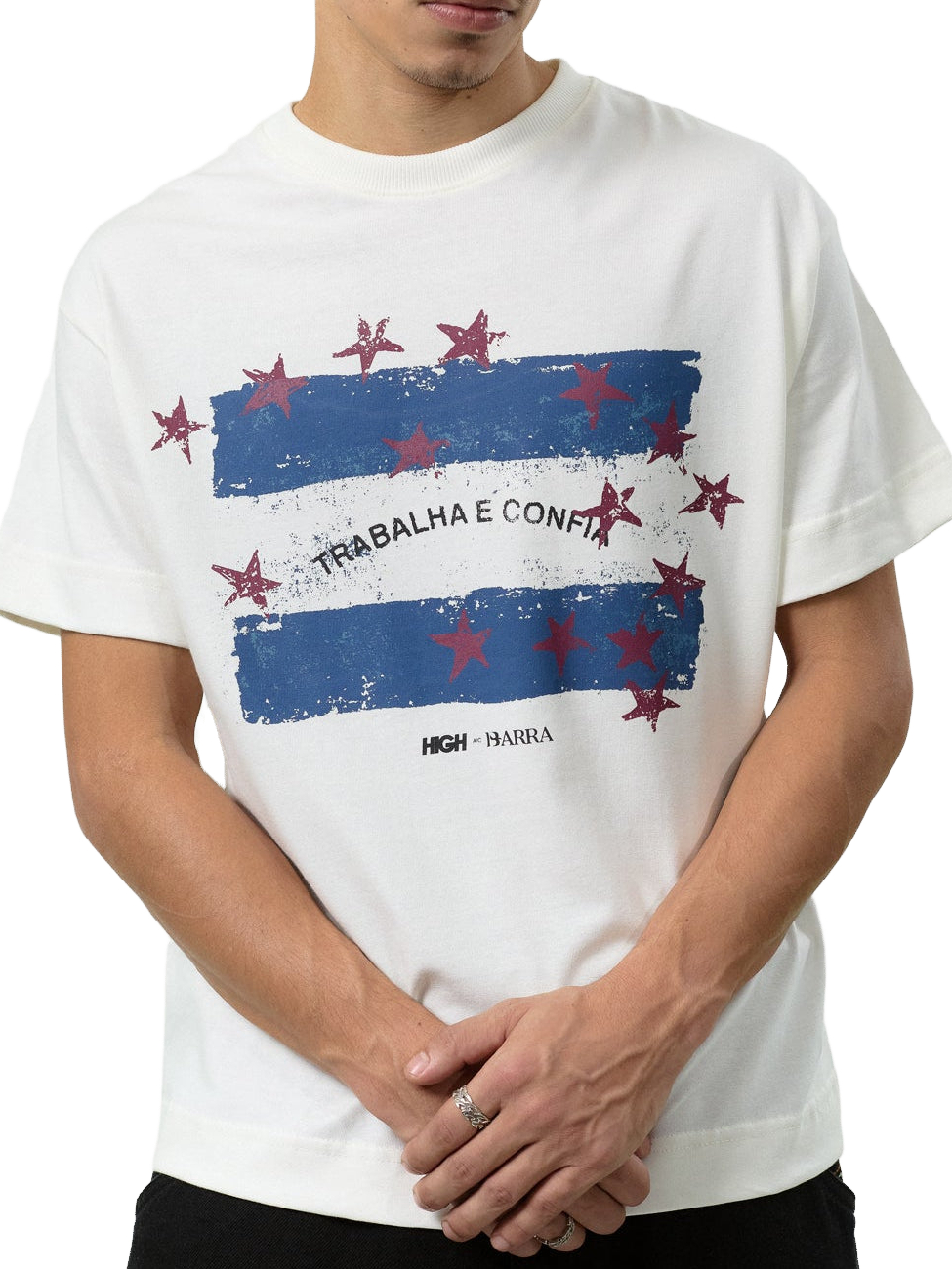 Imagem de: Camiseta HIGH Company Espírito Santo Off White