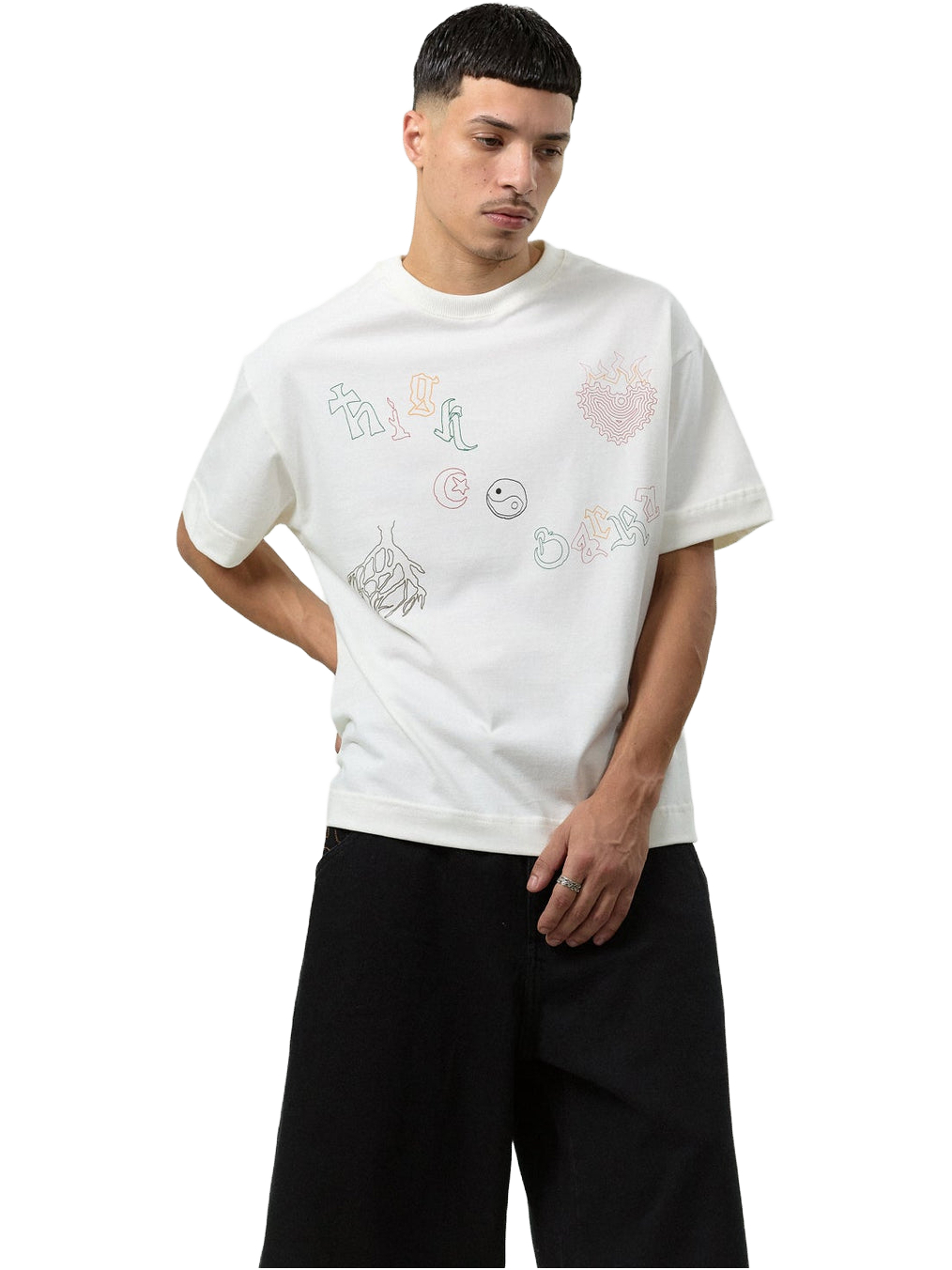 Imagem de: Camiseta HIGH Company Iconografia Off White