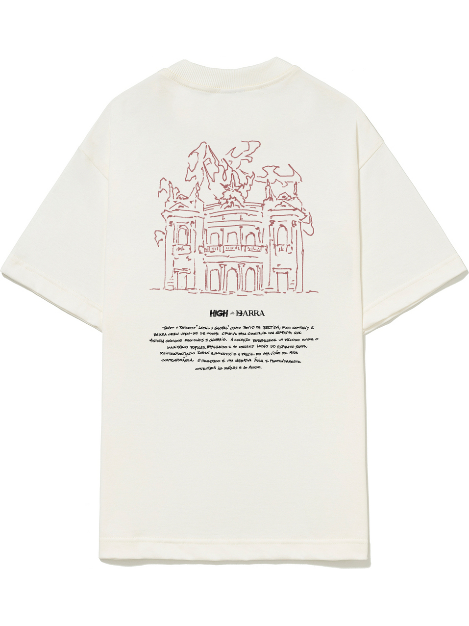 Imagem de: Camiseta High Company Ocupação Theatro Carlos Gomes Branca