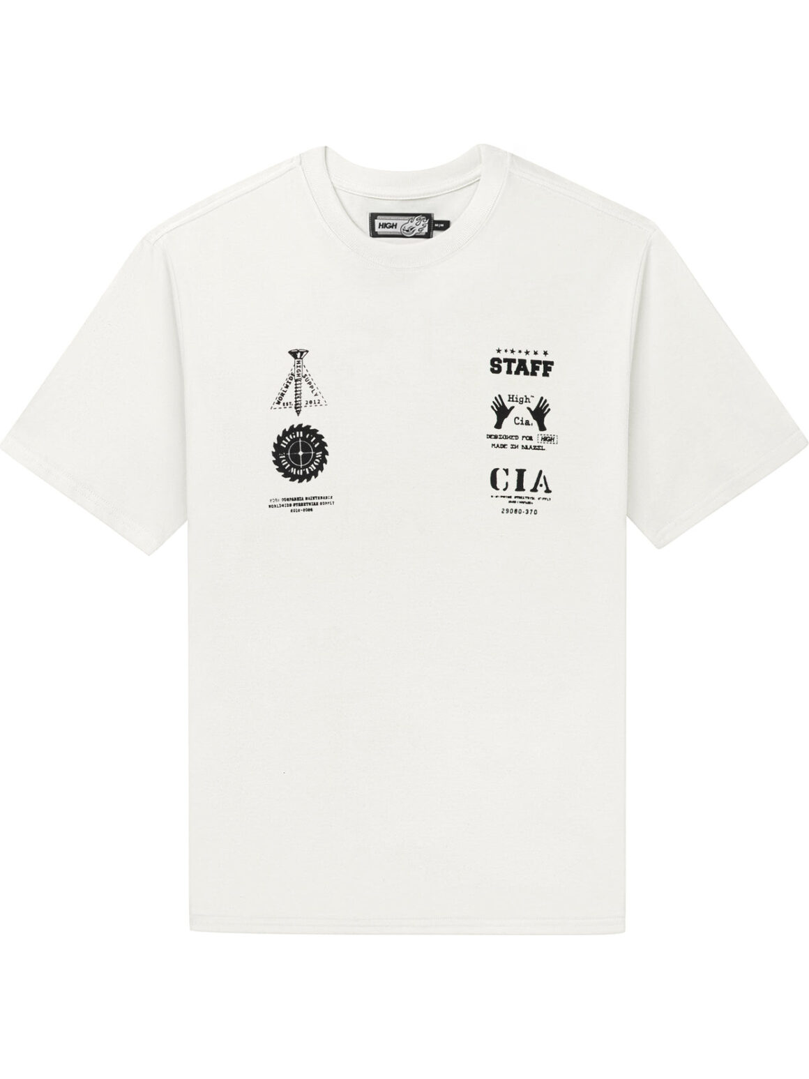 Imagem de: Camiseta HIGH Company Staff Branca