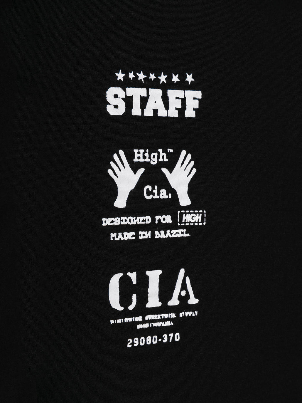 Imagem de: Camiseta HIGH Company Staff Preta