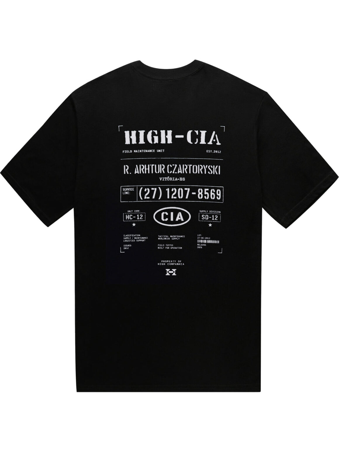Imagem de: Camiseta HIGH Company Supply Vix Preta