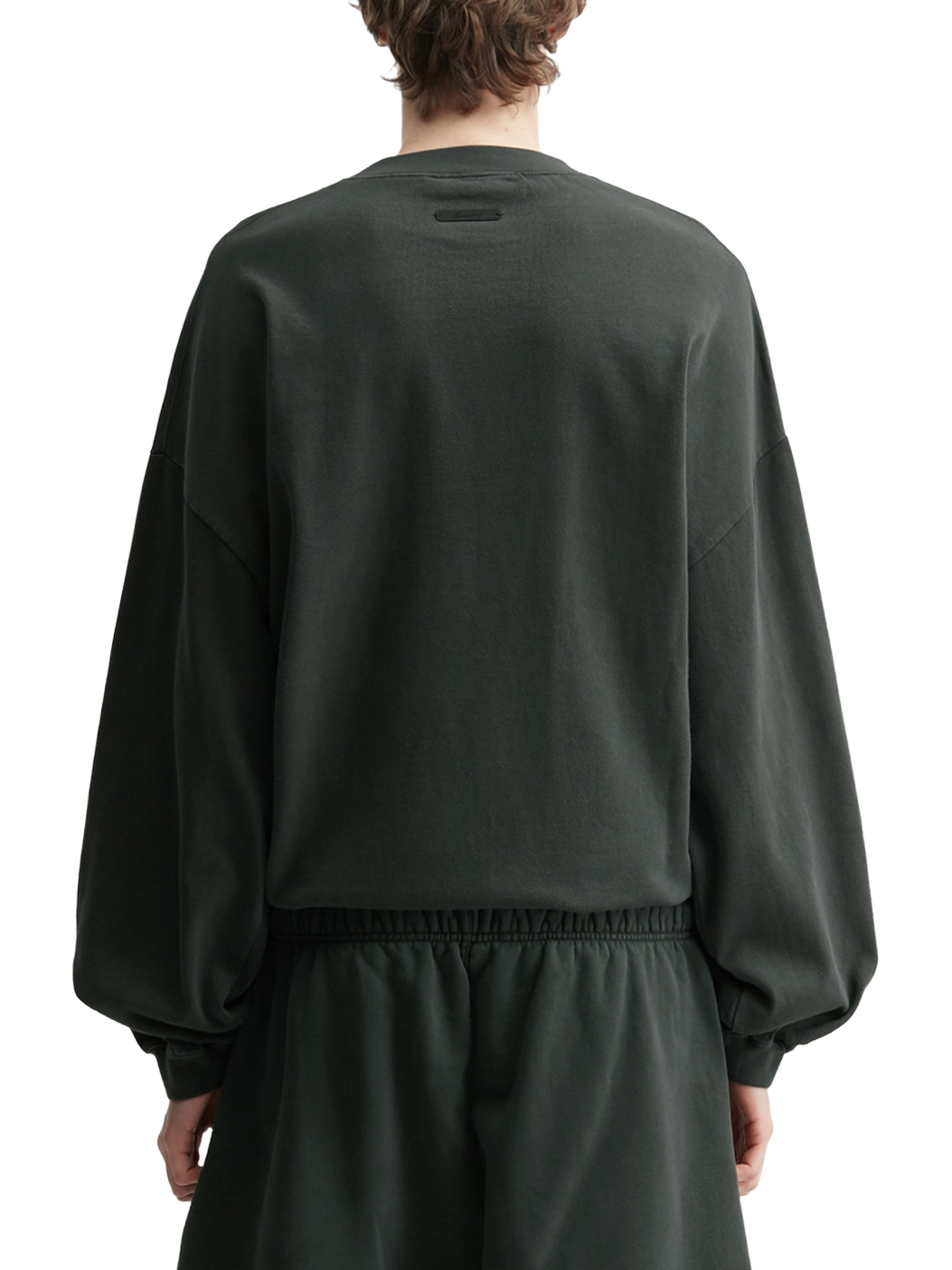 Imagem de: Camiseta Manga Longa Fear of God Essentials Campus 90s Preto