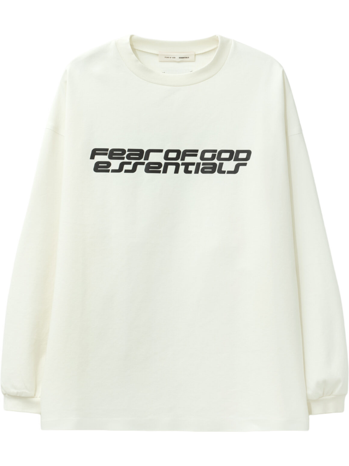 Imagem de: Camiseta Manga Longa Fear of God Essentials Ponte 90s Marfim