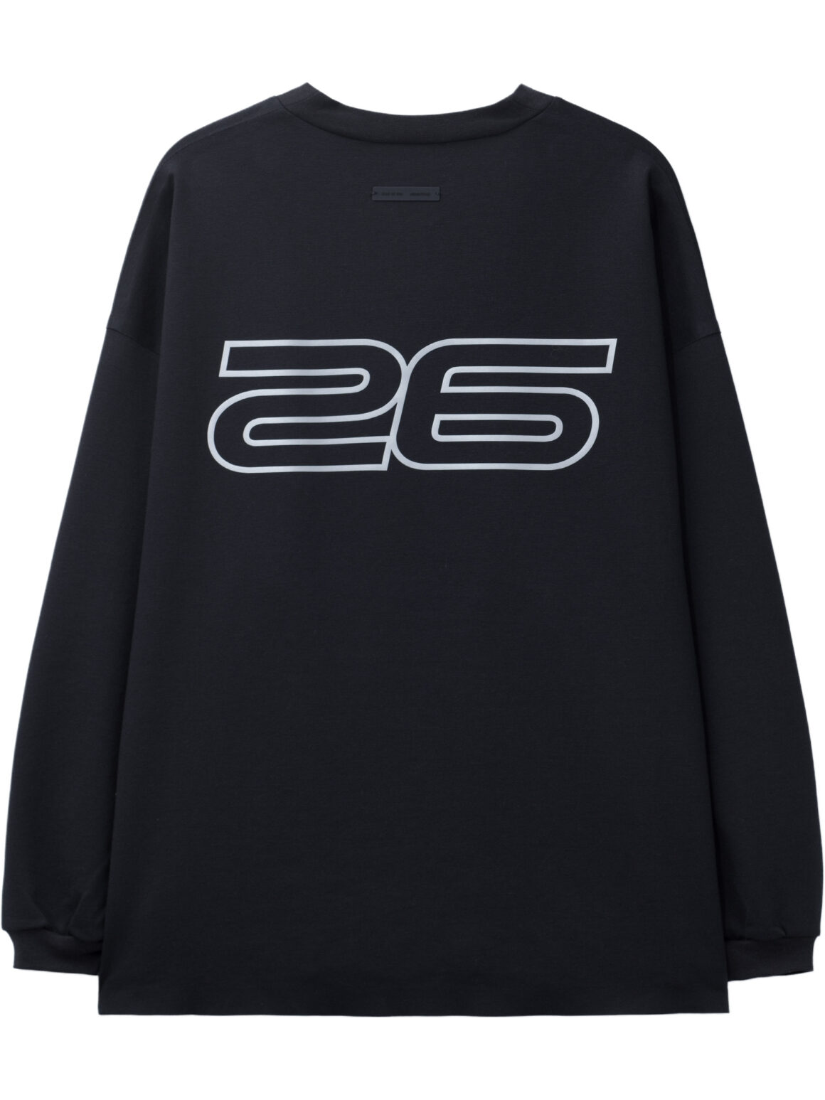 Imagem de: Camiseta Manga Longa Fear of God Essentials Ponte 90s Preto Vintage