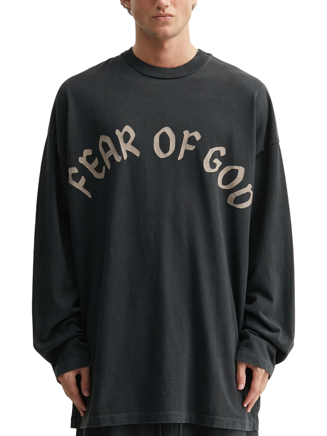 Imagem de: Camiseta Manga Longa Fear of God F OF G Preto