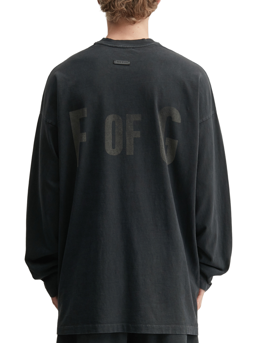 Imagem de: Camiseta Manga Longa Fear of God F OF G Preto
