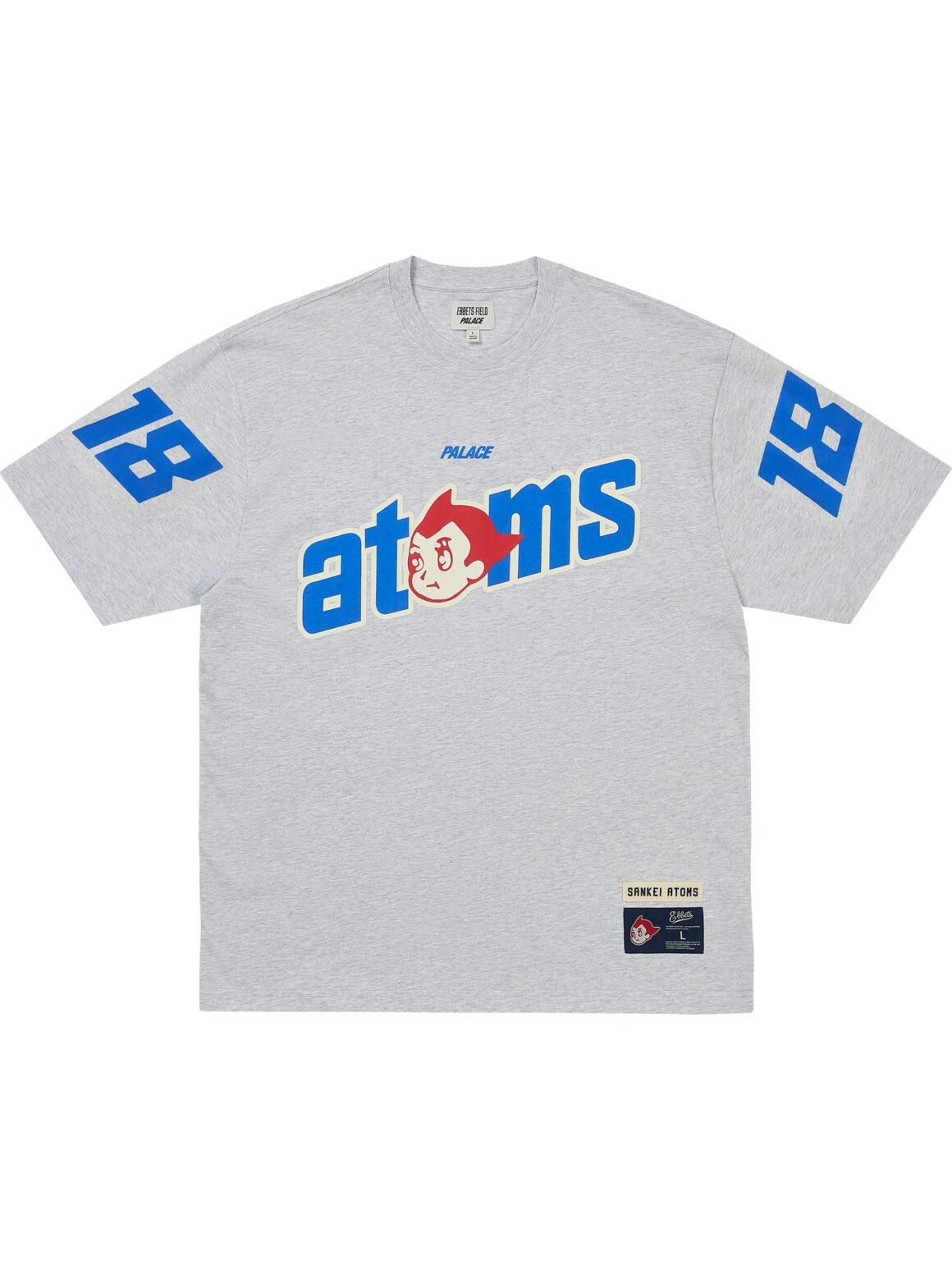 Imagem de: Camiseta Palace Sankei Atoms Cinza Mescla