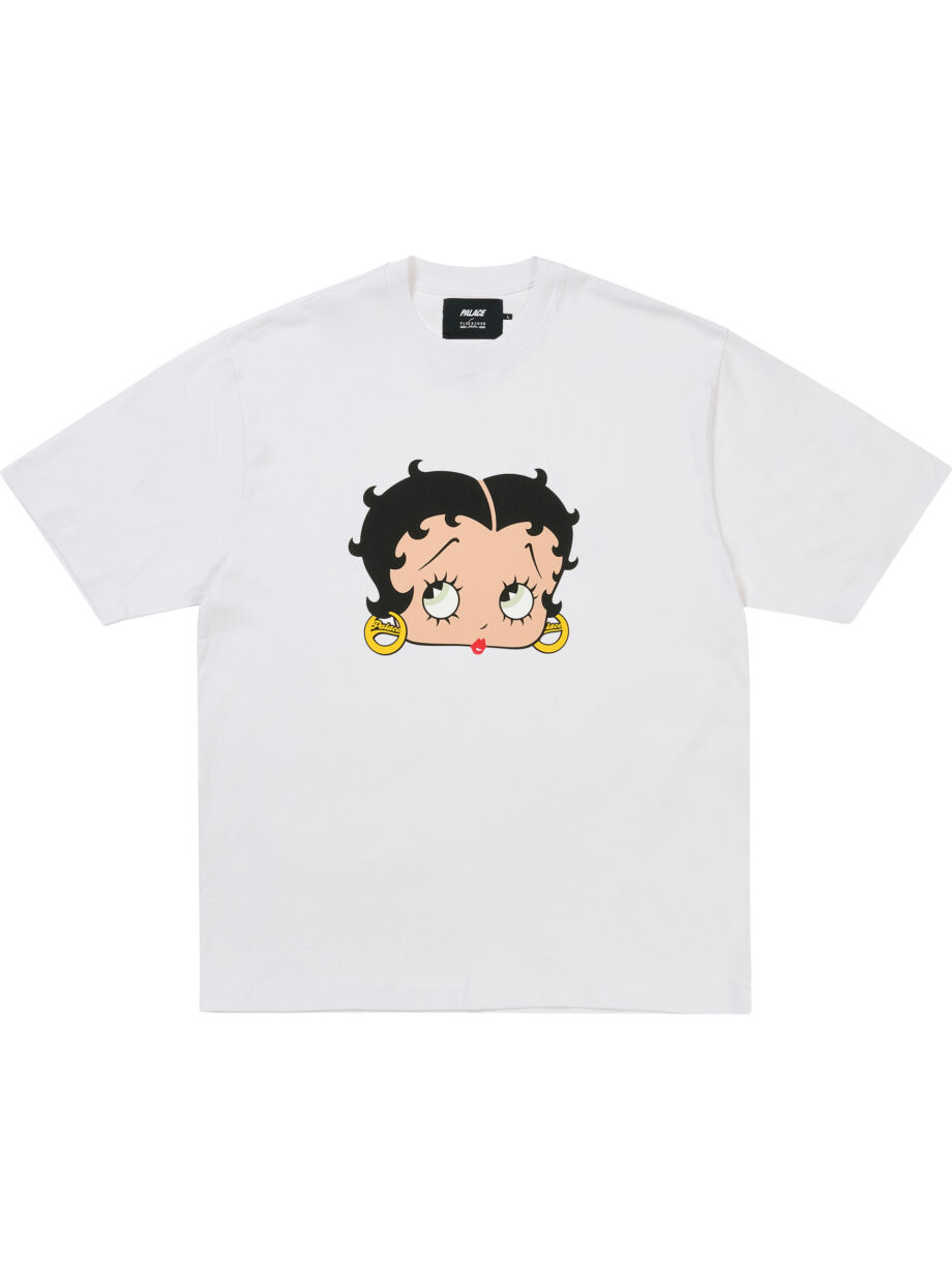 Imagem de: Camiseta Palace Skateboards Betty Boop Branca