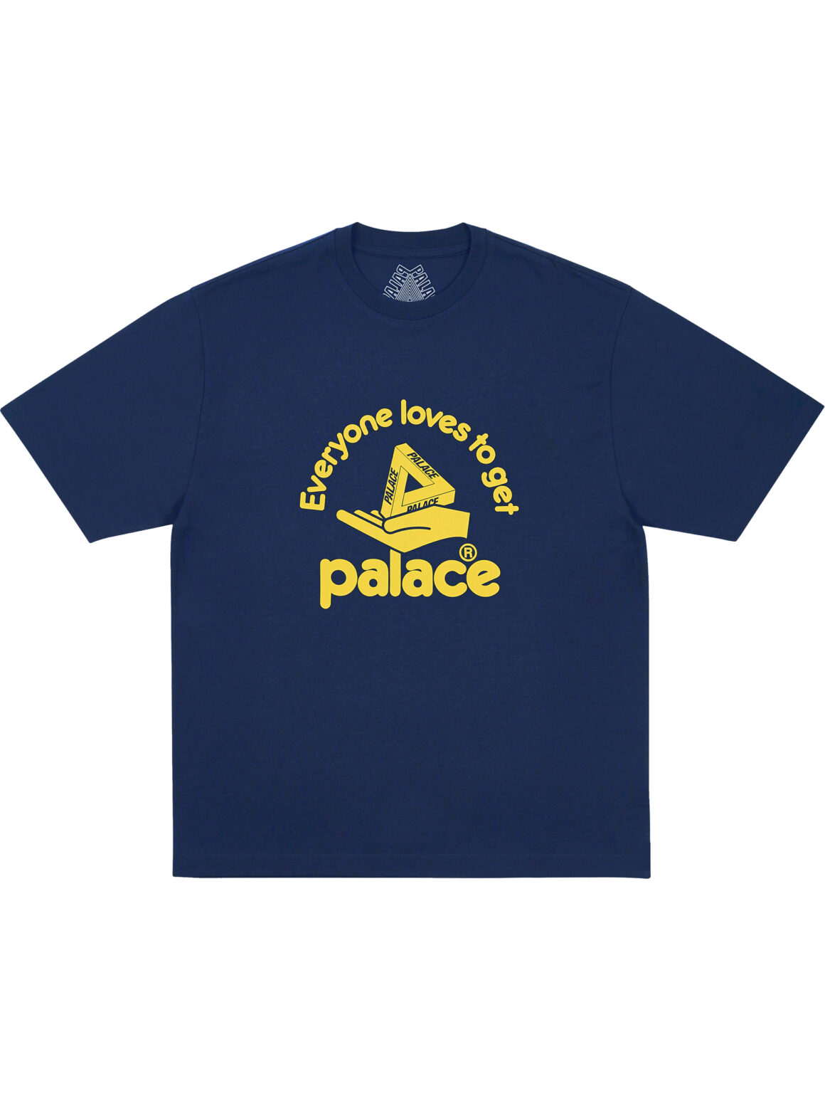 Imagem de: Camiseta Palace Skateboards Hand Out Azul Marinho
