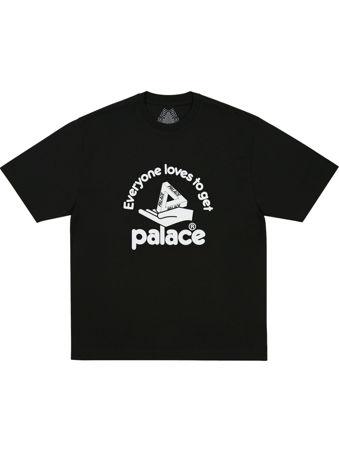 Imagem de: Camiseta Palace Skateboards Hand Out Preta