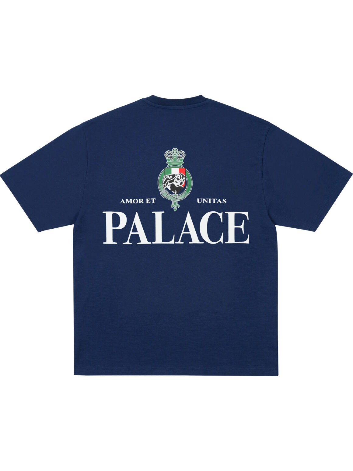 Imagem de: Camiseta Palace Skateboards Heavy Crest Azul Marinho