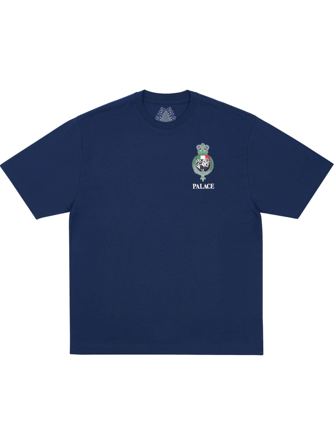 Imagem de: Camiseta Palace Skateboards Heavy Crest Azul Marinho
