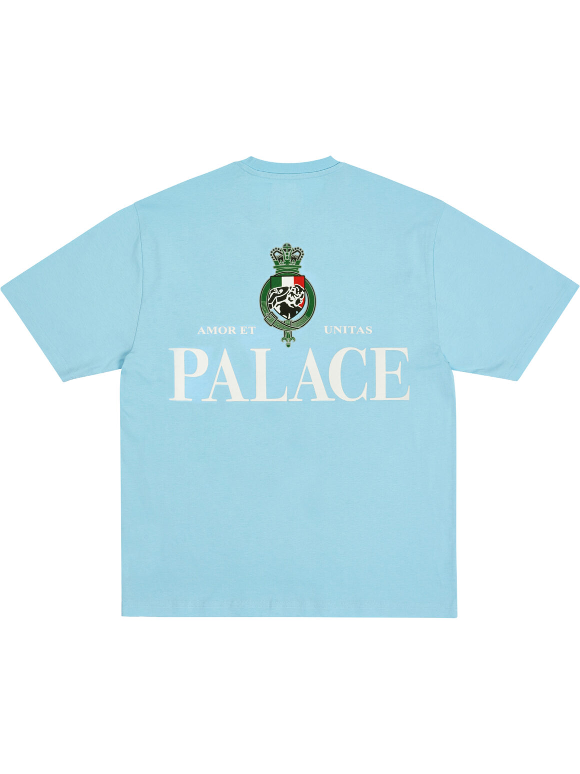 Imagem de: Camiseta Palace Skateboards Heavy Crest Azul Skyline