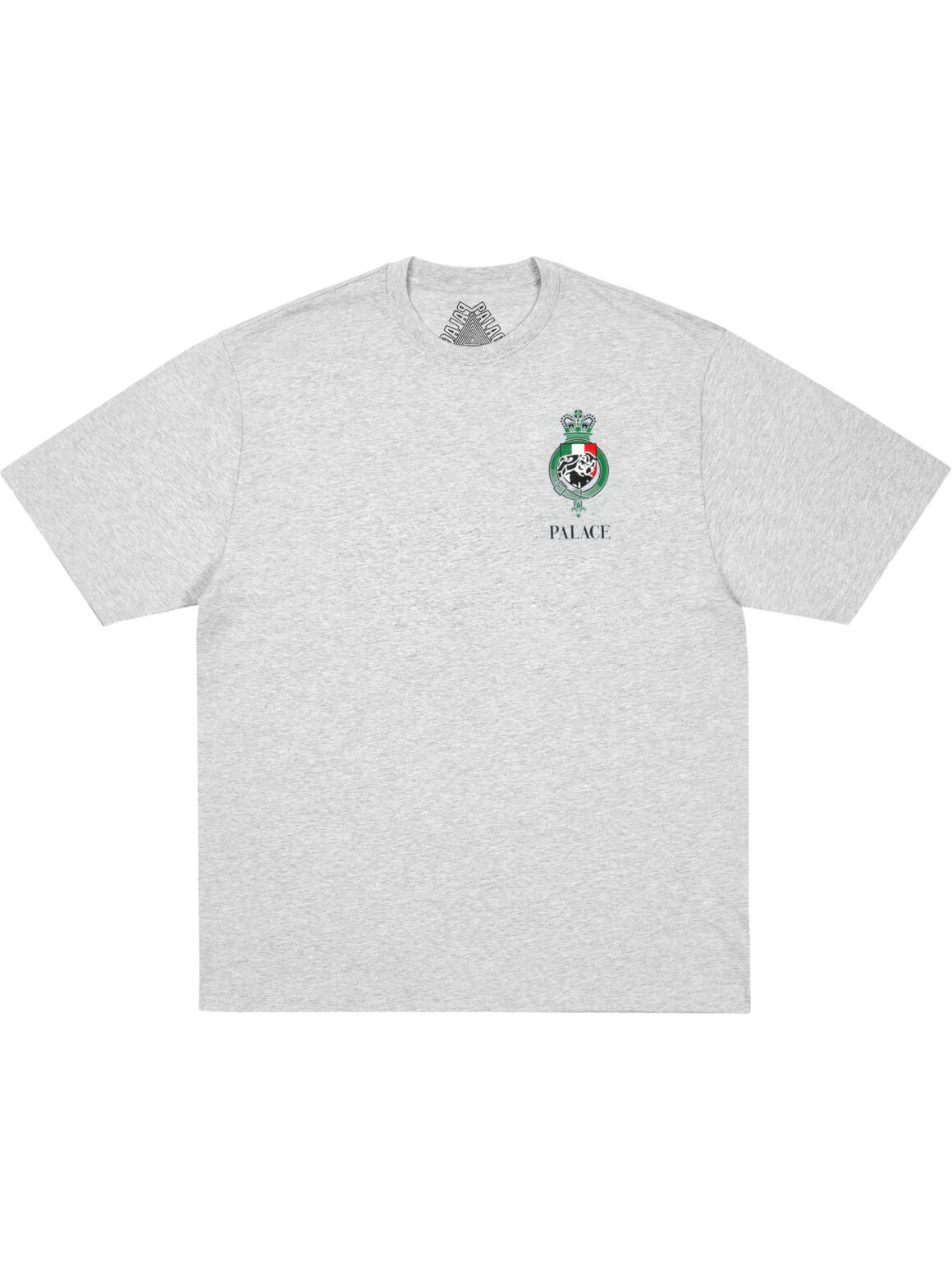Imagem de: Camiseta Palace Skateboards Heavy Crest Cinza Mescla