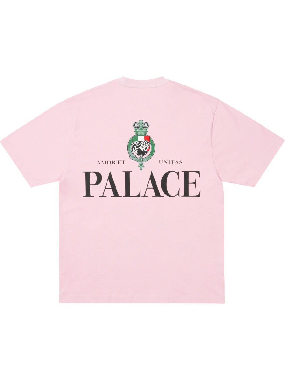 Imagem de: Camiseta Palace Skateboards Heavy Crest Rosa