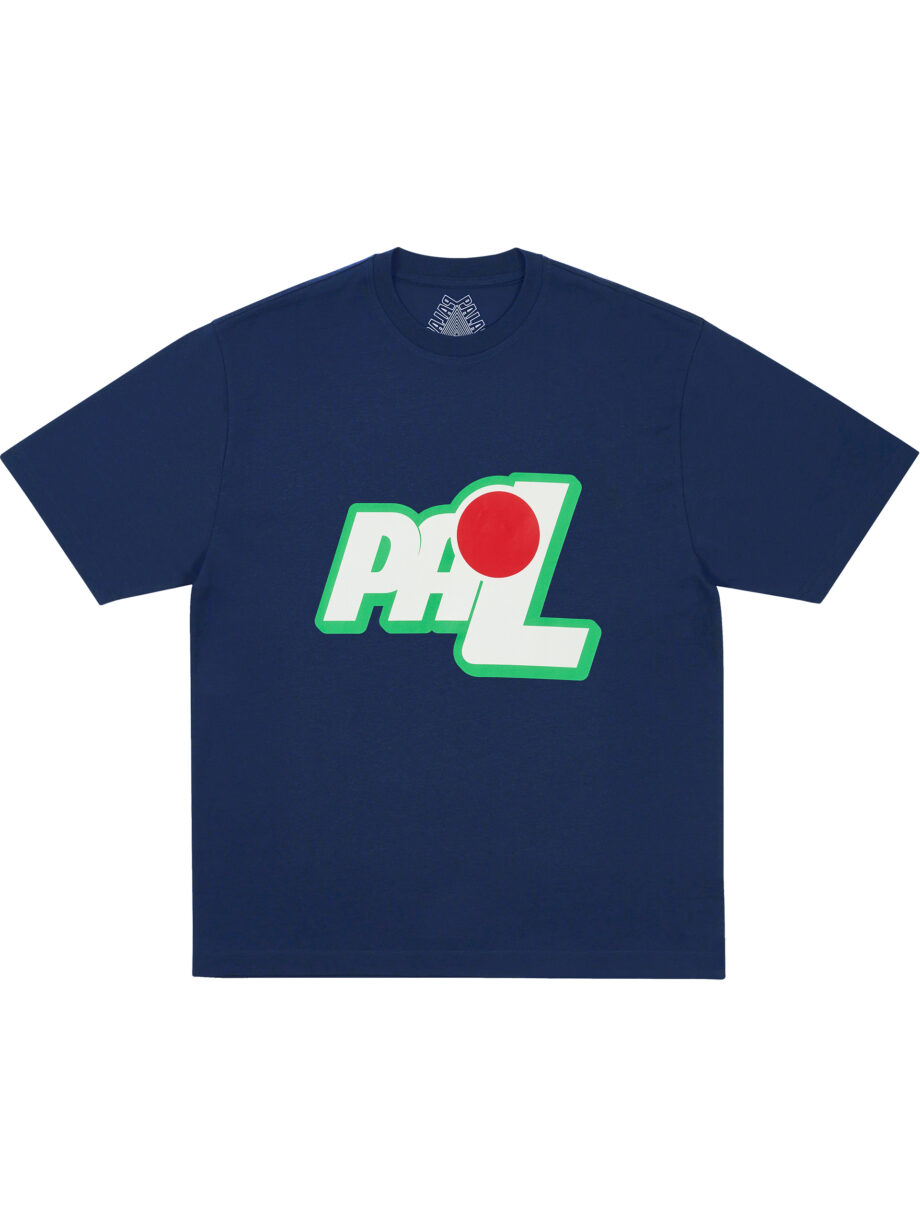 Imagem de: Camiseta Palace Skateboards P-UP Azul Marinho