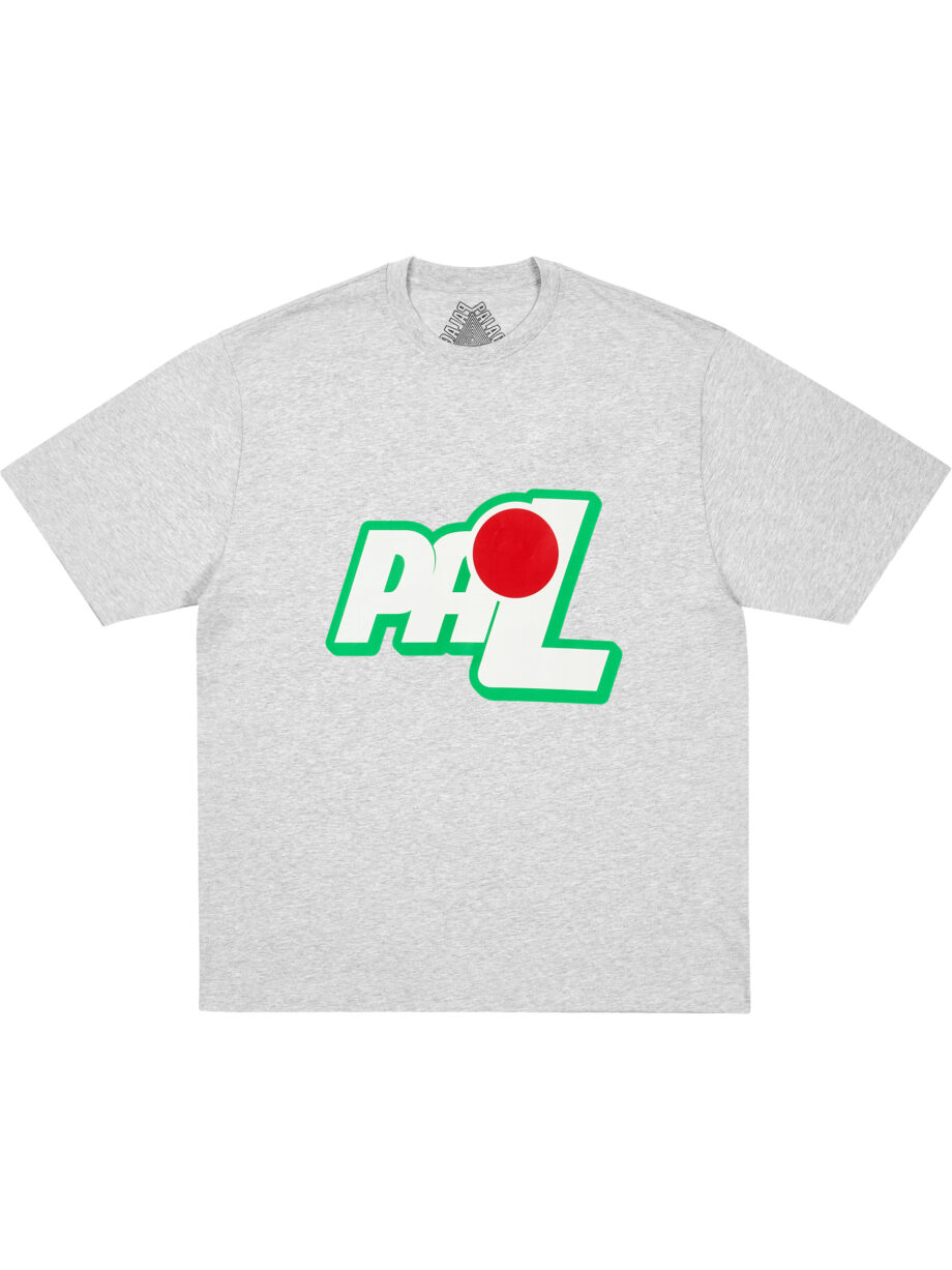 Imagem de: Camiseta Palace Skateboards P-UP Cinza Mescla