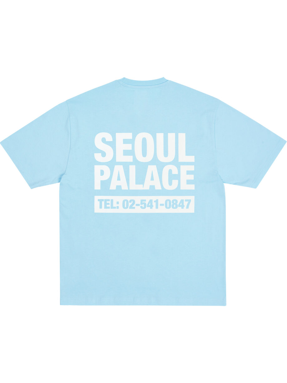 Imagem de: Camiseta Palace Skateboards Shop Numbers Azul