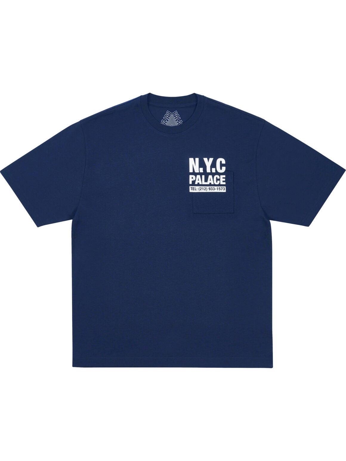 Imagem de: Camiseta Palace Skateboards Shop Numbers Azul Marinho