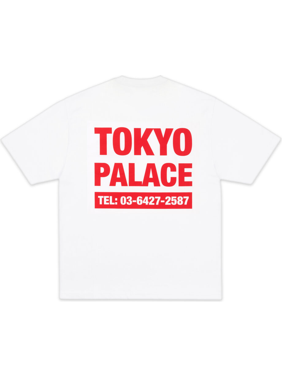 Imagem de: Camiseta Palace Skateboards Shop Numbers Branco