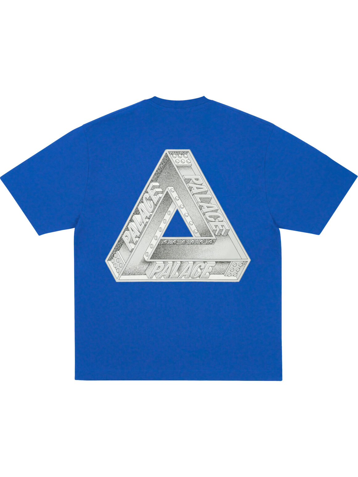 Imagem de: Camiseta Palace Skateboards Tri Girders Azul Deep Sea