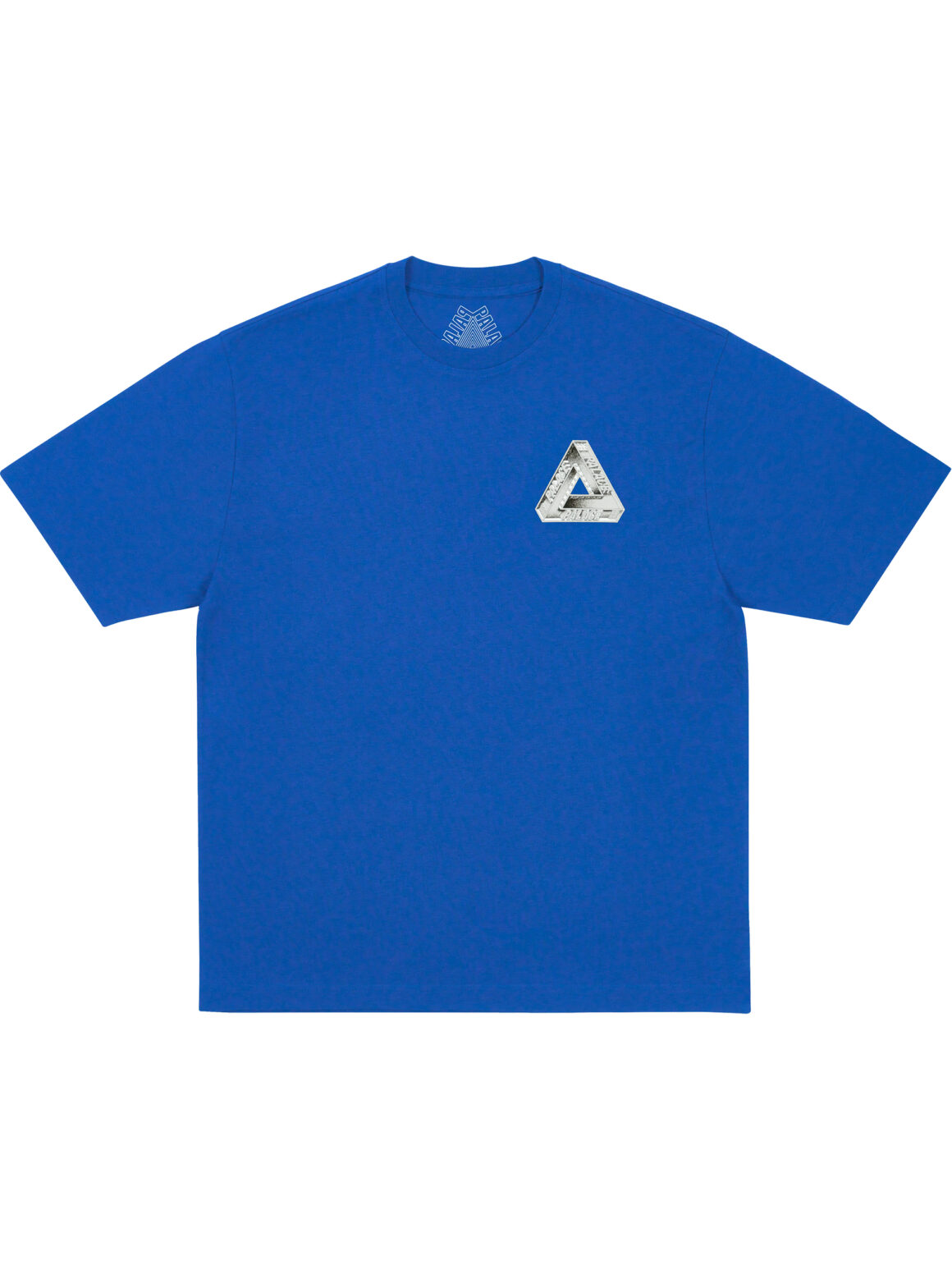 Imagem de: Camiseta Palace Skateboards Tri Girders Azul Deep Sea