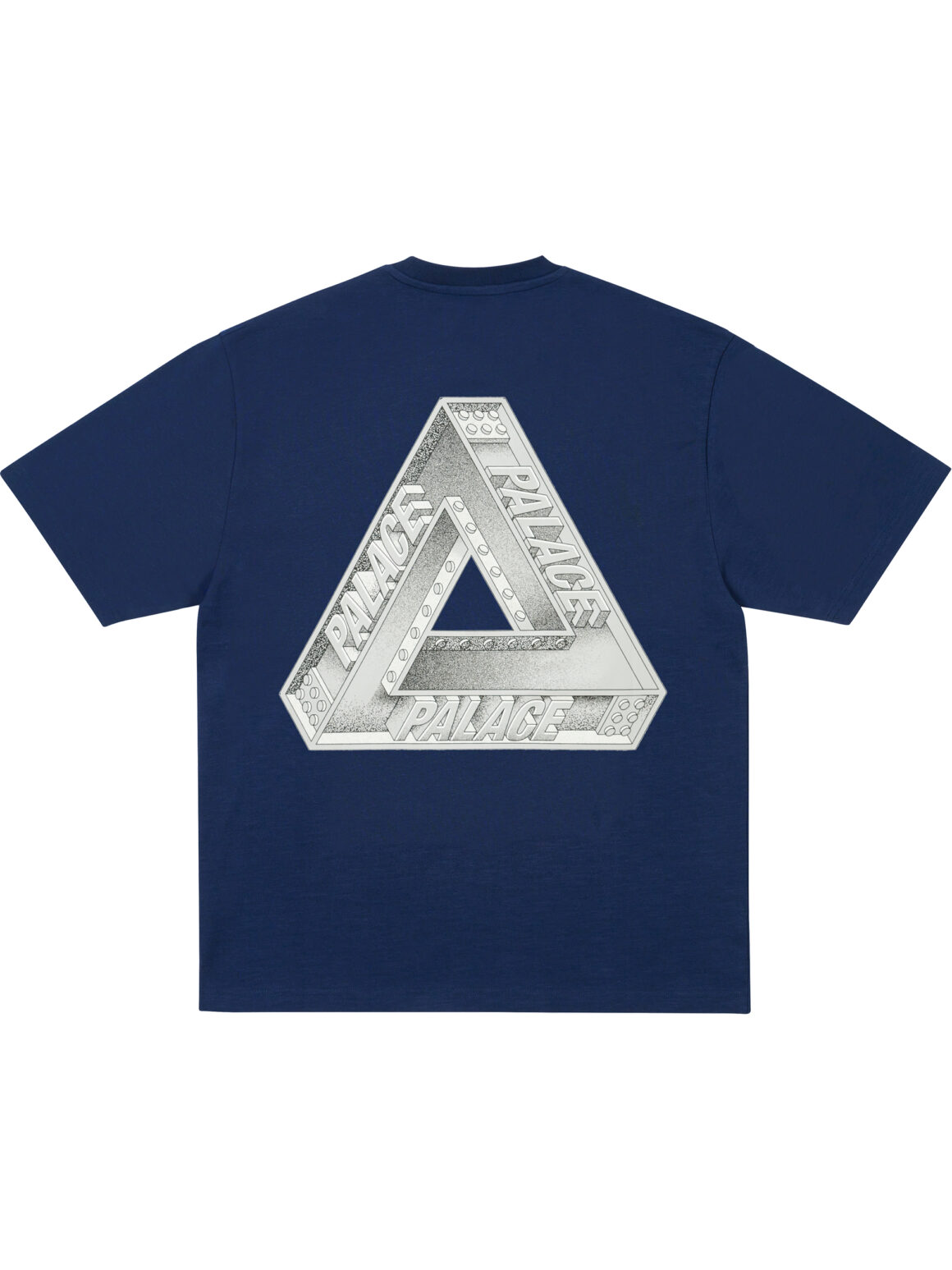 Imagem de: Camiseta Palace Skateboards Tri Girders Azul Marinho