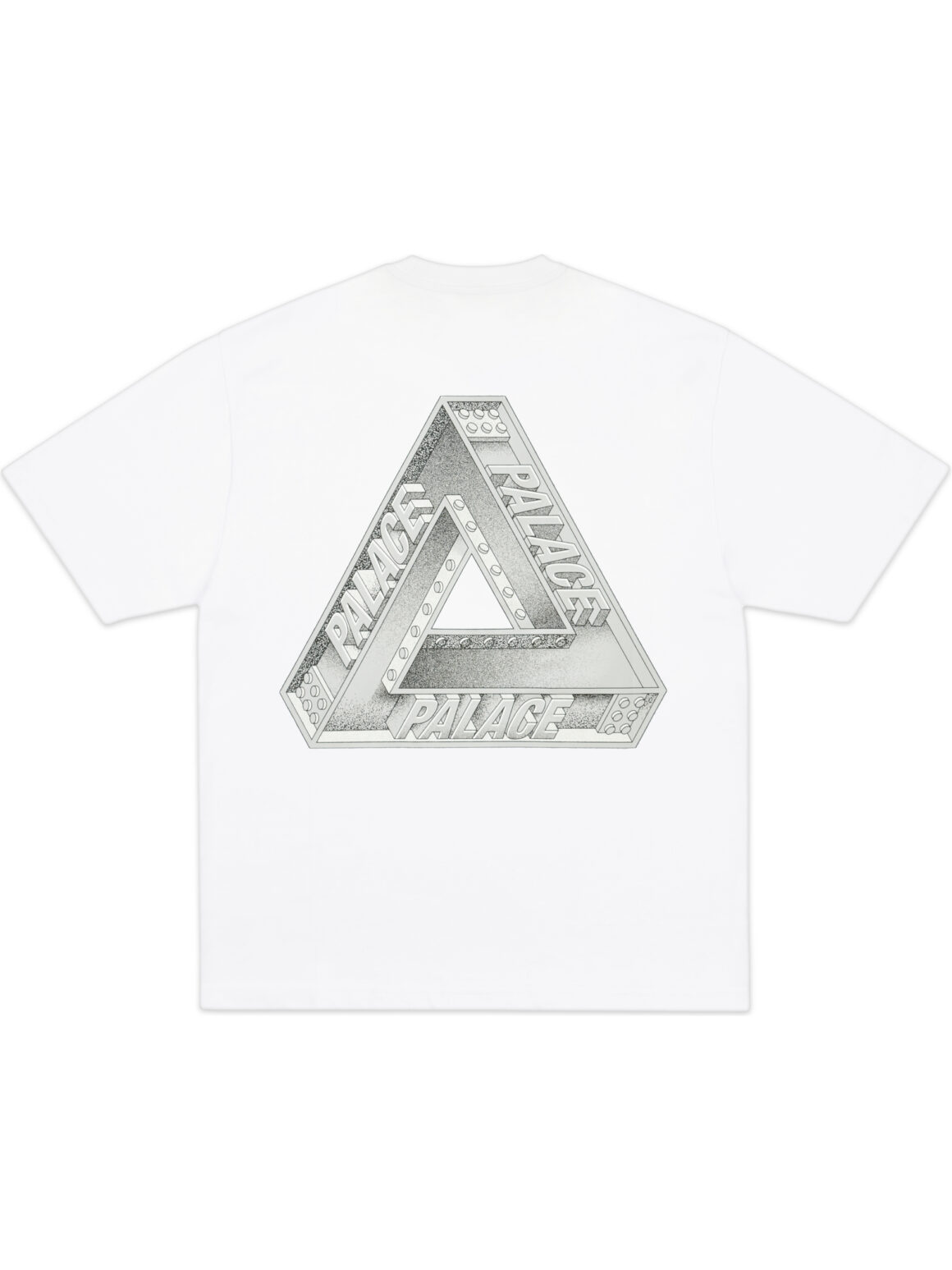 Imagem de: Camiseta Palace Skateboards Tri Girders Branco