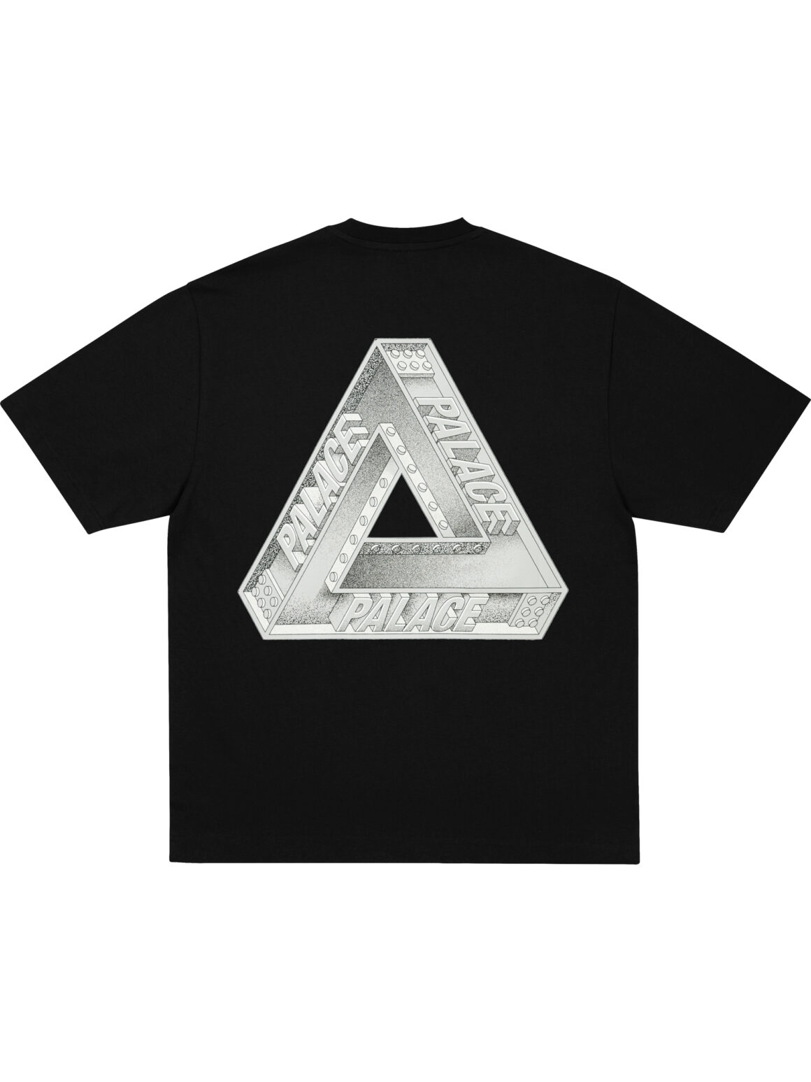 Imagem de: Camiseta Palace Skateboards Tri Girders Preto