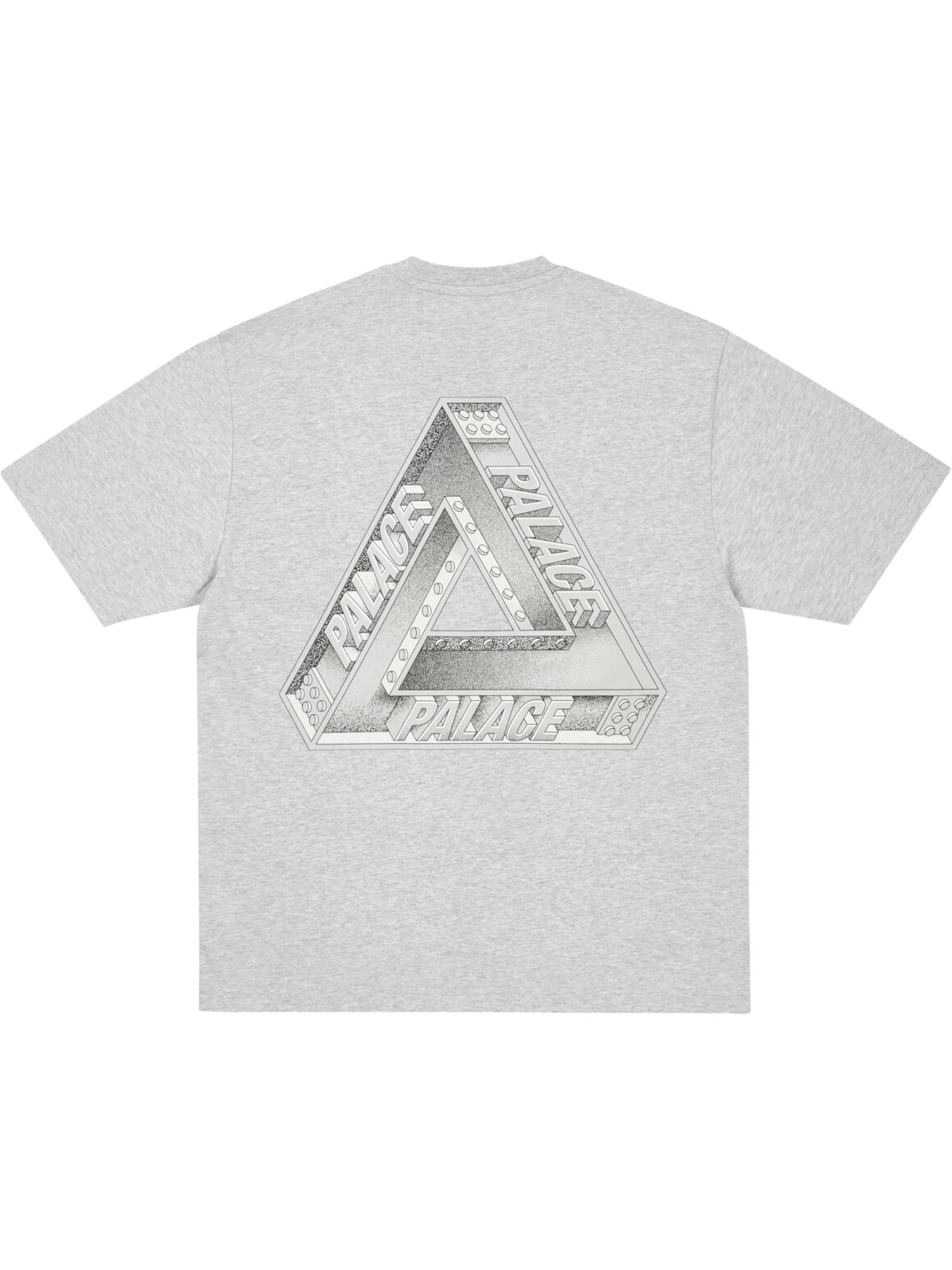 Imagem de: Camiseta Palace Tri Girders Cinza Mescla