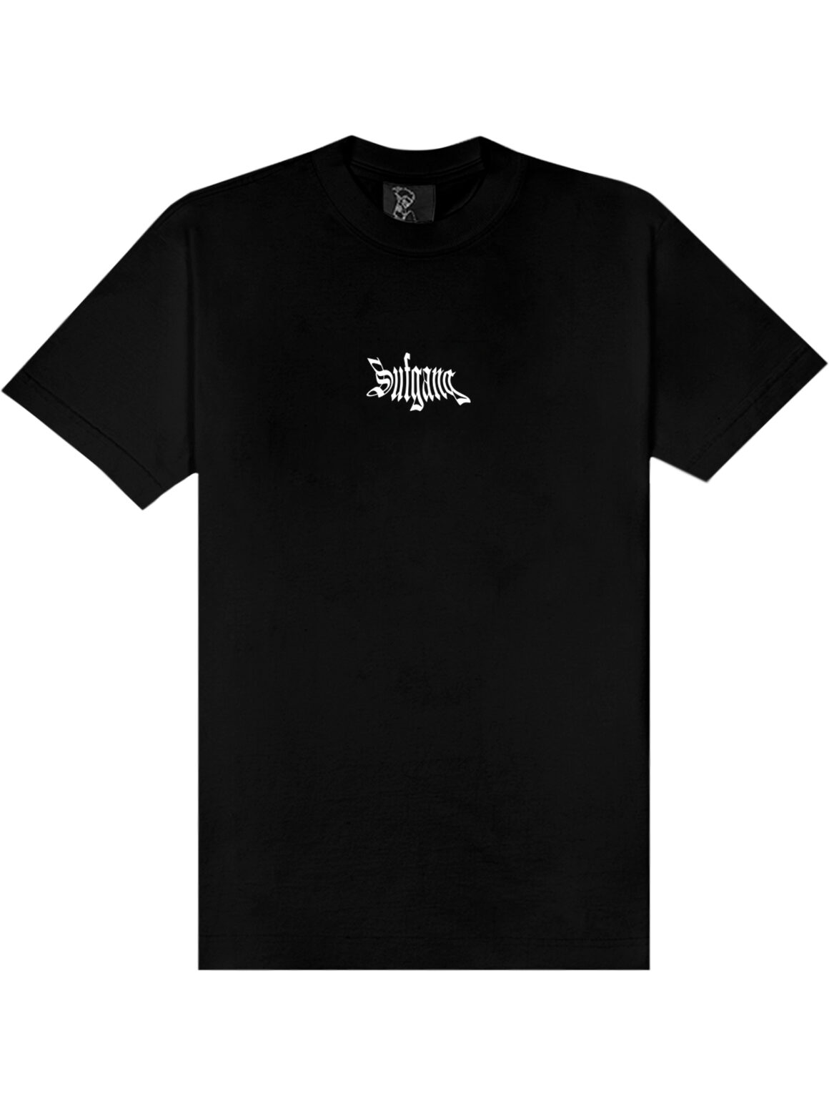Imagem de: Camiseta Sufgang Basic White Logo Preta