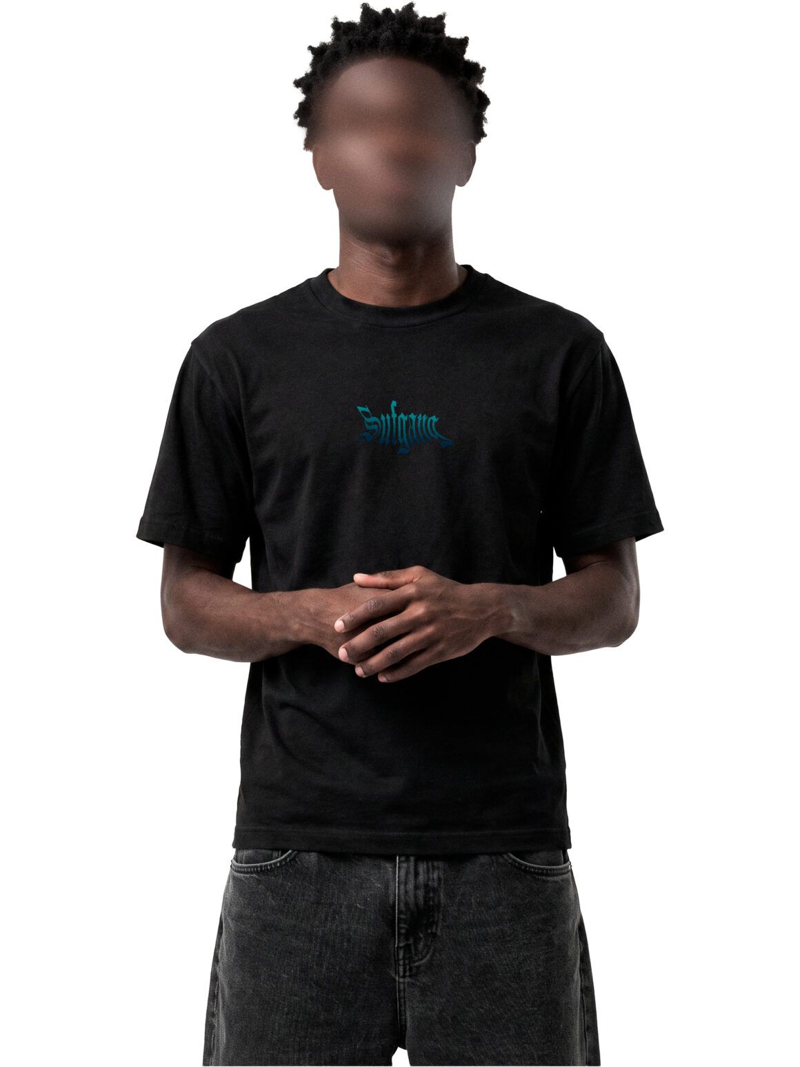 Imagem de: Camiseta Sufgang Blue Gradient Preto
