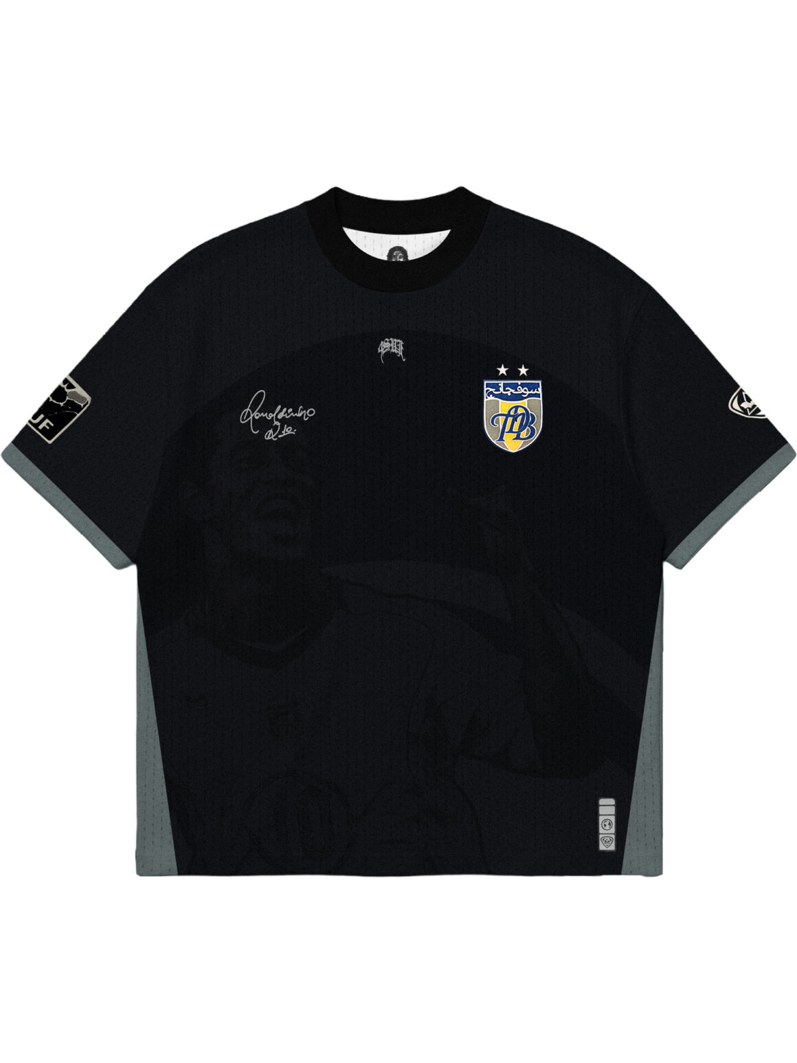 Imagem de: Camiseta Sufgang Football Shirt TDB Preta