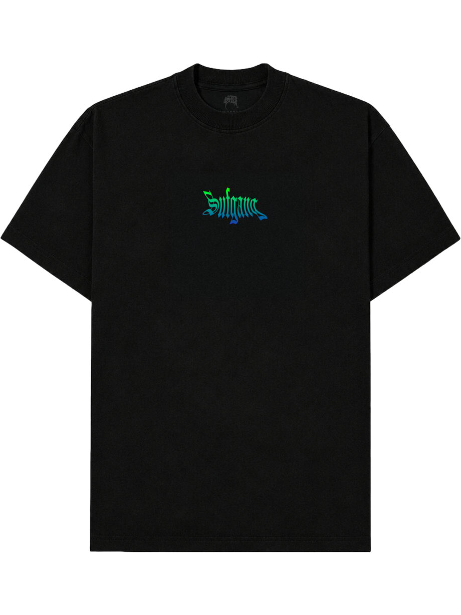 Imagem de: Camiseta Sufgang Gradient Preto e Verde